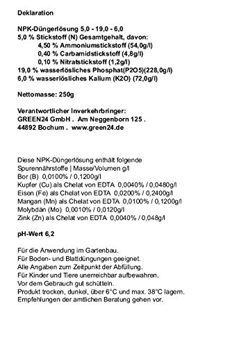 Frangipani-Dünger Plumeria Tempelbaum Flüssigdünger HIGHTECH - 4