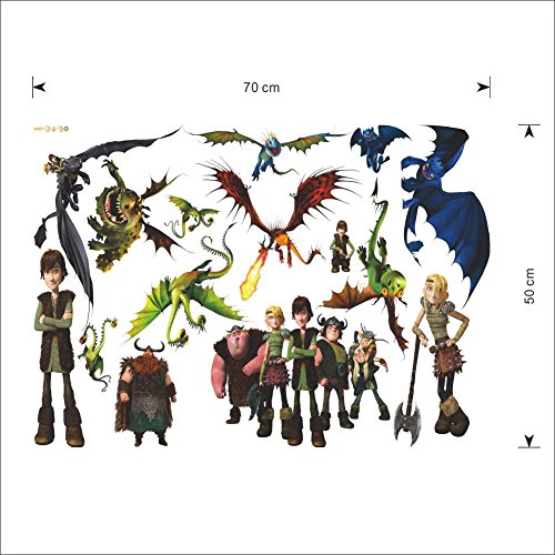 Wandaufkleber Drachenzähmen Leicht Gemacht - 3