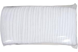 Rayher 3315400 ouate polyester recyclée sachet de 1kg ouate de rembourrage très soyeuse pour des coussins mousse de rembourrage en couches pour créer des décos de Noël blanc