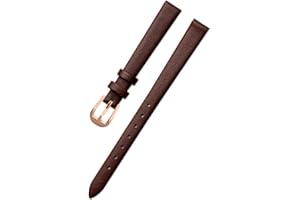 Juwaacoo Bracelet de montre en cuir Bracelet de montre pour femme 6mm - 18mm Bracelets de montre pour femme Accessoires de montre