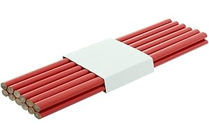 ‎BTEC Zimmermannsbleistift rot, oval 250 mm 12 Stück