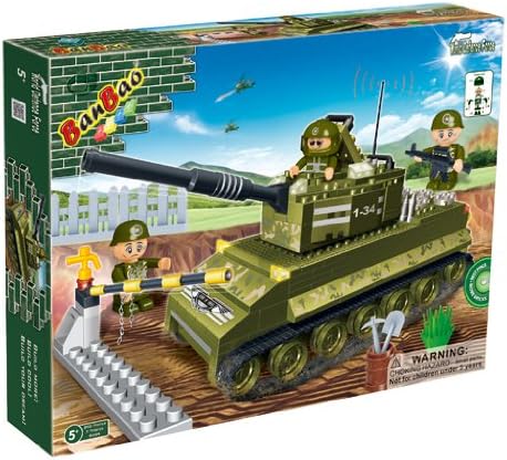 Low Cost Great Value Games &amp; Toys BanBao Building Blocks Bricks Construction Army Military Sherman Tank - Get Creative Fun Gift Present for Stocking Fillers, Xmas, Christmas, Easter, Birthdays, Pocket Money Treat or Reward Idea - Children Child Boys Boy Kids - One Supplied