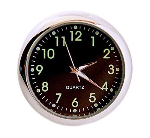 Price comparison product image superzubehoer A93 Upgraded-Version Car Clock Analogue Green Number+Black