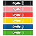 Produktbild [6er Set] Fitnessbänder / Widerstandsbänder Diyife® 6 x professionelle Fitness-Bands Set, theraband, sportband für Yoga, Pilates, Tanz, Kraft, Therapie Stretch und Work Out - Tragetasche enthalten