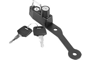 KIMISS Casco Bloqueo de motocicleta, Kit de bloqueo de casco de motocicleta de aleación de aluminio para MT-07 FZ-07 2014-2017 / FJ-07 2014-2016