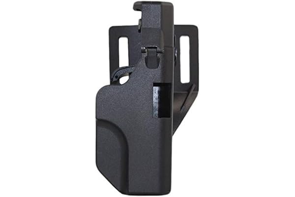 Gexgune Holster de Pistolet Tactique en Polyester pour G1ock 17 18 19 23 - Holster de Ceinture Airsoft avec Déclencheur et Couvercle de Dispositif de Sécurité