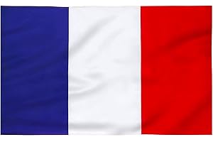 ORIGINAL CUP Drapeau Géant XXL Supporter France | Bleu • Blanc • Rouge | 89cmx156cm | Qualité Premium | Equipe de France | Champion du Monde | Football | Rugby | Accessoire | Cocorico | OriginalCup®