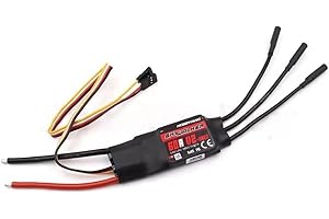 SPARKHOBBY 12A 20A 30A 40A 50A 60A 80A ESC sin escobillas para Skywalker Speed Controler BEC para RC Quadcopter Helicopters Drone de ala Fija (1 Pieza Skywalker 60A V2)