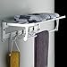 Produktbild MDRW-Raum Aluminium Handtuchhalter Doppel Handtuchhalter Faltung racks,60
