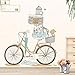 Produktbild Eine idyllische Schlafzimmer Wohnzimmer Korridore abdullahman Wanddekoration Tapete kunst Fahrrad Selbstklebende wall Poster 110 * 130 cm Tapete