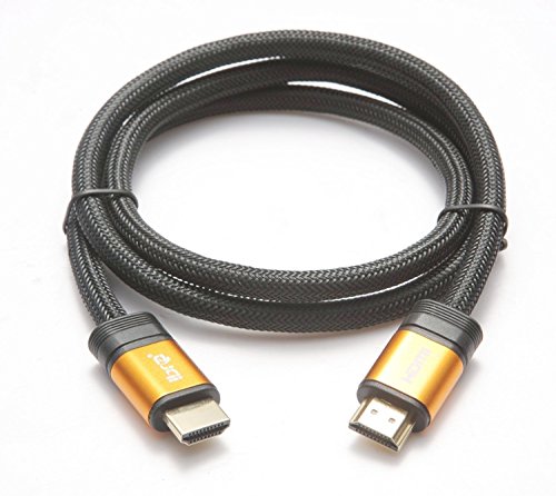 Ultra HD 4k HDMI Kabel 1.4a / 2.0 High Speed with Ethernet neues Kabel 3 fach geschirmt inkl. Stecker- und Kontaktschirmung 2160p Full HD 1080p 3D ARC CEC – 3m IBRA ORANGE GOLD - 7