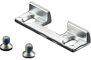 VASALAT KFV Zamiennik typu 115 do blach zamykających 46 x 14,4 x 9 mm cynkowy odlew ciśnieniowy srebrny, gwint przykręcany do standardowego otwierania drzwi