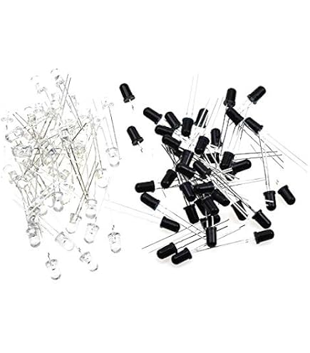 Emettitore Led Emettitore Infrarosso Fotodiodo Through-hole 10 Paia 3mm 5mm 940nm LED ...