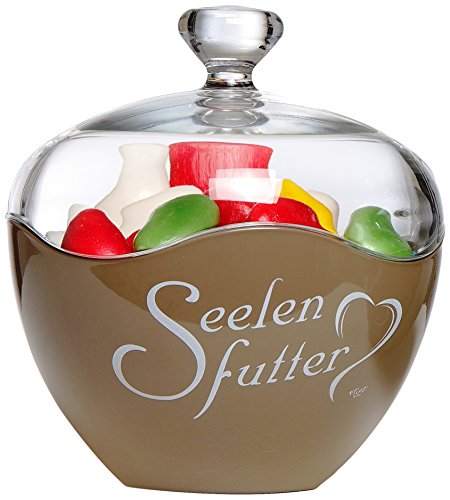Ritzenhoff & Breker 680973 Glasdose Seelenfutter, 13 x 15 cm, nougat - 2