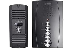 EURA Domofon Eura Adp-12A3 Invito Graphit zestaw głośnomówiący 4 przewody