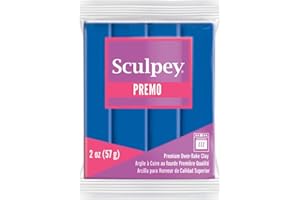 Polyform Premo Sculpey Argilla polimerica 2oz Colore: Blu Cobalto, in Acrilico, Multicolore