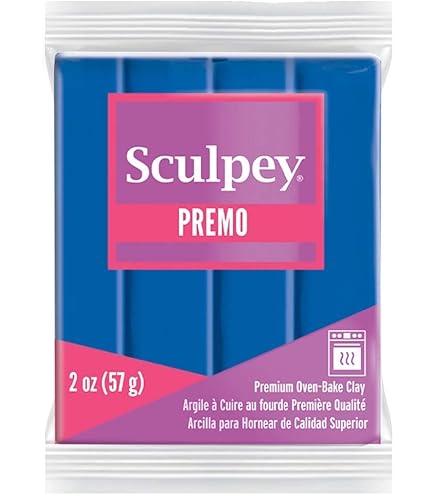 STAEDTLER FIMO Soft Polymer Clay - -Oven Bake Clay For Jewelry, Sculpting, Crafting, Windsor Blue 8020-33