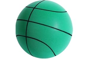 Dicetris Baloncesto silencioso, Balón de Baloncesto silencioso, Silent Basketball Dribbling Indoor, 2023 Uncoated High Density Foam Ball, Balón Baloncesto silencioso fácil agarrar