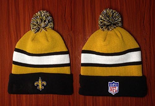 New Season Sports Beanie Cuffed Winter Knit Cap(yellow)