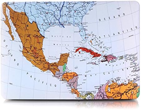DIGIC Macbook Air 13" Cover Case,Hard Plastic Ultra Thin Map Pattern High Protection Anti-dust Apple Laptop Case for Macbook Air 13.3 inch(A1369/A1466),Map