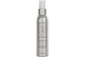 Kemon - Disciplina Crystal Fluid, Fluido Disciplinante Anticrespo Per Capelli Ribelli, Anti Umidità A Lunga Durata, Incolore, 125 ml