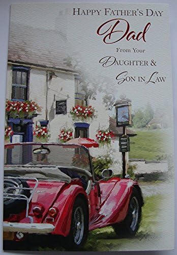 To A Special Dad From your Daughter and son in law fathers day card with a lovely verse