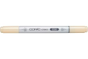 COPIC Ciao E00, Cotton Pearl, Twin Marker avec une pointe moyenne et une pointe pinceau