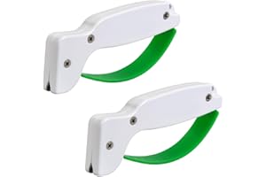 UILYNIU 2 Piezas Afilador Cuchillos, Afilador de Cuchillos Profesional, Manual Afiladores Cuchillos, Afilador de Tijeras, Knife Sharpener, para Afilar Cuchillos, Tijeras