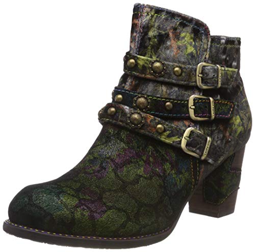 Laura Vita Damen Anna 128 Stiefeletten, Grün (Kaki), 40 EU
