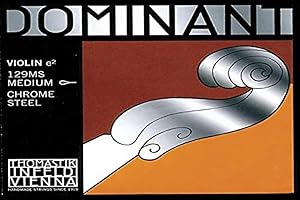THOMASTIK-INFELD Thomastik cuerda suelta para 4/4 violín dominant - cuerda mi acero cromo, mediana, lazo.