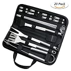 Fixget 20-teilig Edelstahl Grillbesteck Set – Bild 1