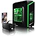 Produktbild VIBOX VR Gaming PC - Killstreak VGS570-103 + Oculus Rift VR Bündel - 3,5GHz Intel i5 Quad Core CPU, GTX 1070, VR-Ready, Desktop Gamer Computer mit Spielgutschein, Grün Innenbeleuchtung und lebenslange Garantie* (Superschneller Intel i5 7400 Kabylake Quad 4-Core Prozessor CPU, Nvidia GeForce GTX 1070 8GB Grafikkarte, 32GB DDR4 2133MHz RAM, superschnelle 120GB SSD, 1TB (1000GB) SATA III HDD 7200rpm Festplatte, 600W 85+ Netzteil, F3 Grün Gehäuse, B250 Mainboard, Ohne Windows Betriebssystem)