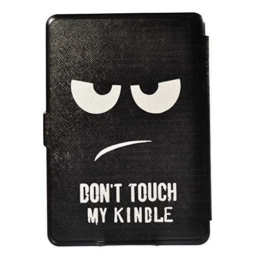 Kindle Paperwhite Hülle 2015 300 PPI mit Magnet Cool Design Leder Ultra Slim E-Reader Schutzhülle Wake Up / Sleep Funktion für Alle Kindle Paperwhite 2015 / 2014 / 2013 / 2012- DON’T TOUCH MY KINDLE - 9