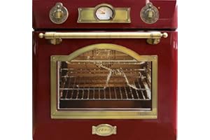 Kaiser Empire Bordeux Einbau Elektrobackofen 60cm Autark/ Luxus Herstellers Kaiser/ 67 L/Einbau-Backofen/Einbaubackofen /Selbstreinigung/ Backofen mit Ober- / Heißluftsystem/ Drehspieß/8 Funktionen