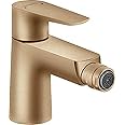 hansgrohe Talis E 71720140 Pop-Up Waste Brushed Bronze Single Lever Bidet Mixer Tap