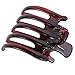 Women Hair Clip - TOOGOO(R)Women Lady Girls Non Slip Grip Large Claw Hair Clip Clamp,Coffee