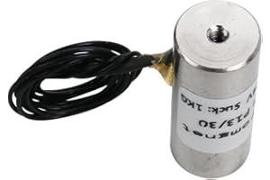 HOSIFIY Elettromagnete, tensione di lavoro 24±2V, il valore massimo di aspirazione è 1Kg/10N, 13 x 30mm L'elettromagnete a ventosa rotonda