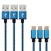 Produktbild Sansee USB-C 3.1 Typ C Stecker auf USB 2.0 Ein männliches Datenkabel für Oneplus 3 Drei (Blau)
