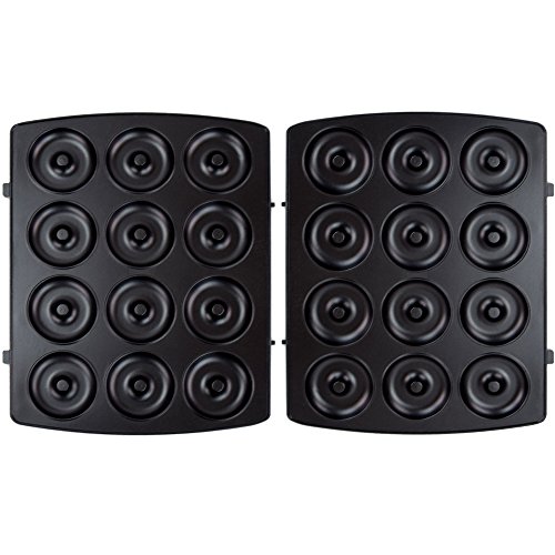 1 Satz Donutplatten passend für Syntrox Chef Maker ZN-2000W und Efbe Schott Zaubernuss ZN 800 XXL - 2