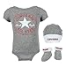 Produktbild Converse Babykleidung Erstausstattung Baby Geschenkset 3er Gift Set Grau 0-6 Monate