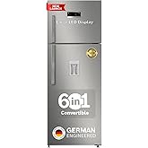 Bosch 368L, 1 Star, Frost Free Double Door Refrigerator with 2.5 L Water Dispenser | 6-in-1 Convertible Storage Modes | Fresh up to 10 Days | Touch Pa