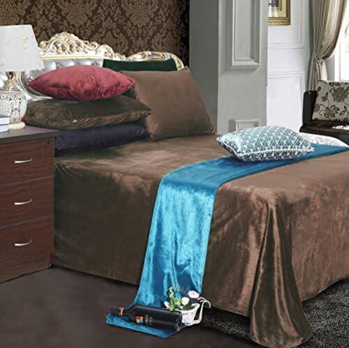 Fall/winter warm short plush sheets/Thickened bed sheets for one or two persons-H 240x260cm(94x102inch)