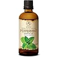 Olio Essenziale di Menta Piperita 100ml - India - Naturale e Puro 100% - Calmante Naturale - per un Buon Sonno - Profumi per 