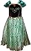 Produktbild Die Eiskönigin Anna Kostüm Kleid Grün Prinzessin Karneval Größe 116