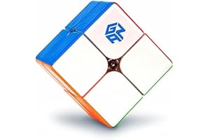 XMDCuber GAN 249 V2 Speed Cube 2x2 Stickerless, GAN249 Mini Cube 49mm Standard Version