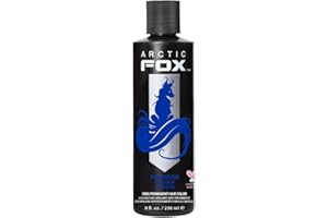 Arctic Fox Półtrwała farba do włosów, 100% wegańska, 236 ml, Poseidon Blue