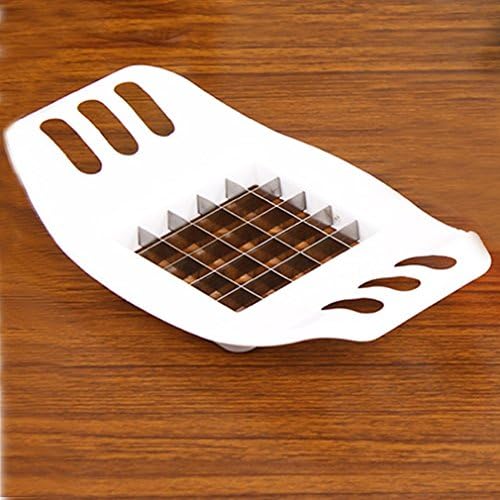 Secret Paradise French Fry Potato Chip Cutter Vegetable Slicer Chopper Kitchen Tool White