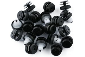 EASYBYMALL 20 clip di ricambio per pannello di rivestimento della portiera, Kit di clip per pannello portiera per veicoli BMW, tra cui serie 3, 5 e SUV, Clip di Fissaggio per Pannello Porta Auto, 51-41-7-325-082