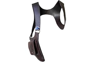 kowaku Sac à bandoulière caché sous Les Bras en Cuir PU, Portefeuille à bandoulière Polyvalent pour Femmes et Hommes, Sac dissimulé pour Le Shopping de fête, Café