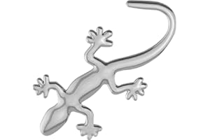 Maodom Autocollant Lézard - Décoration Murale lézard en métal,Lézard Sticker Badge Badge Décoration Voiture